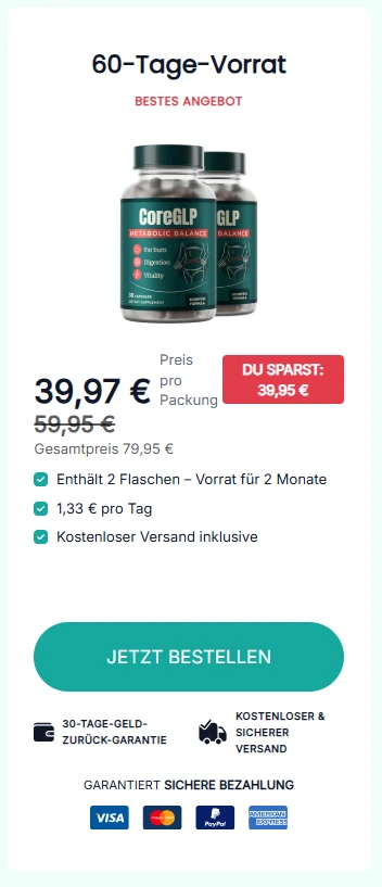 CoreGLP offizielle Website Deutschland
